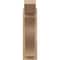 Ekena Millwork 5 1/2-in W x 16-in D x 20-in H Funston Slat Rough Cedar Woodgrain TimberThane Outlooker, Primed Tan OUTUR055X16X20FST24RCPR - alternate 3